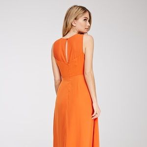 GORGEOUS Forever 21 Orange PROM Gown!